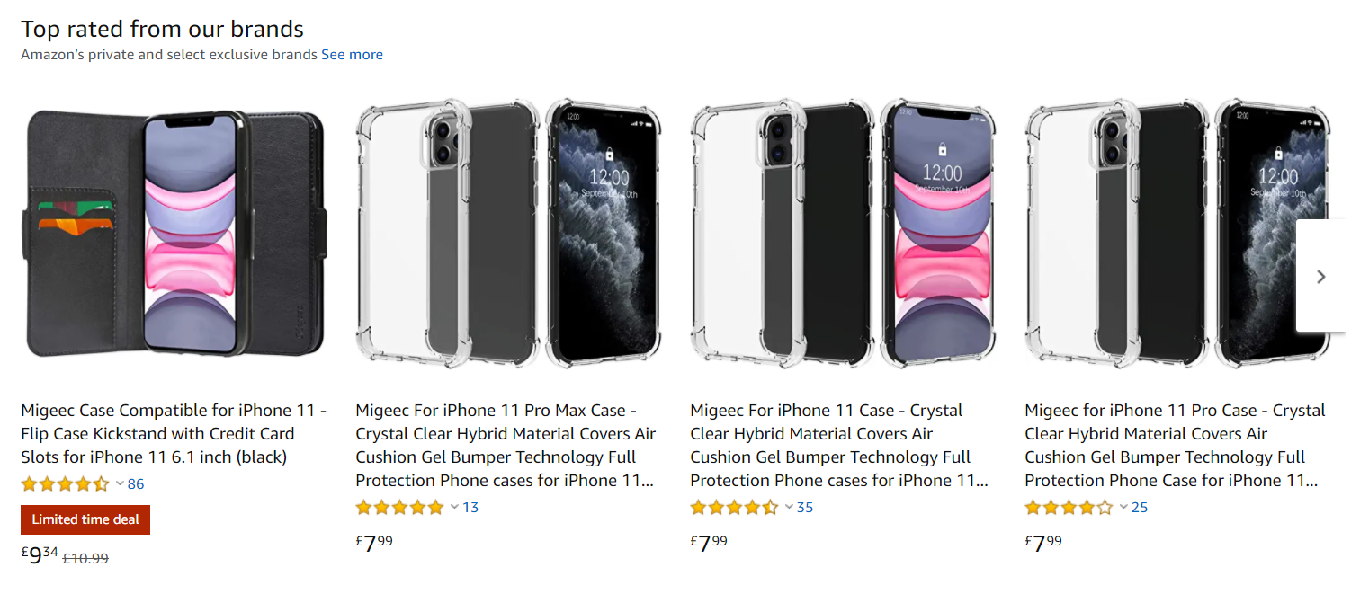 Optimized listing title Amazon