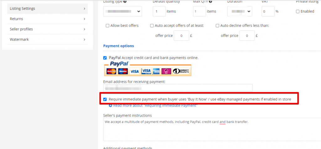 What are eBay managed payments?