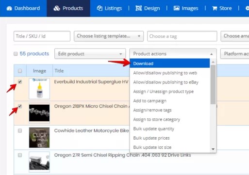 Using CSV files with Ad-Lister